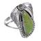 Genuine Sterling Silver Southwestern Turquoise Flower Ring Size 6 QX80731