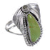 Genuine Sterling Silver Southwestern Turquoise Flower Ring Size 6 QX80731