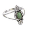 Turquoise Authentic Sterling Silver Southwest Flower Jewelry Ring Size 6-1/4 QX80882