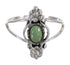 Turquoise Silver Southwest Flower Jewelry Ring Size 4-1/2 QX80869