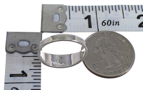 Multicolor Southwest Genuine Sterling Silver Ring Size 4-3/4 AX80456