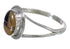 Sterling Silver Southwestern Multicolor Inlay Ring Size 5-1/2 AX80540
