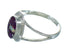 Southwestern Genuine Sterling Silver Magenta Turquoise And Opal Ring Size 5-1/4 QX68357
