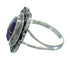 Southwest Magenta Turquoise Opal Genuine Sterling Silver Ring Size 6-1/2 QX82183