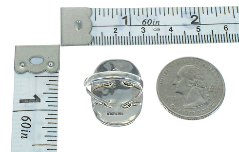 Southwest Sterling Silver Lapis Eagle Ring Size 5 YX81584