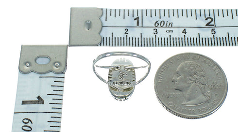 Authentic Sterling Silver Lapis Ring Size 5 RX82421