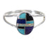 Multicolor Inlay And Genuine Sterling Silver Southwest Ring Size 5-1/4 WX79921