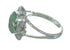 Southwest Opal Turquoise Inlay Genuine Sterling Silver Ring Size 4-1/2 WX73767