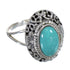 Southwest Sterling Silver And Turquoise Ring Size 5-1/4 YX79928