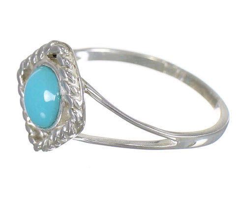 Sterling Silver Turquoise Southwest Ring Size 5-1/2 YX79954