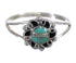 Authentic Sterling Silver Turquoise Opal Jewelry Ring Size 5-1/2 RX83253