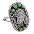 Turquoise Authentic Sterling Silver Southwestern Eagle Ring Size 5 RX80463