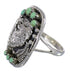 Turquoise Sterling Silver Eagle Ring Size 5-1/4 RX80466
