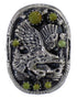 Authentic Sterling Silver Turquoise Eagle Ring Size 6-1/2 RX80556