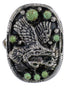 Turquoise And Sterling Silver Eagle Ring Size 7 RX80563