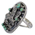 Turquoise Genuine Sterling Silver Eagle Ring Size 5-3/4 RX80572