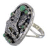 Genuine Sterling Silver Eagle Turquoise Ring Size 6-1/2 RX80581
