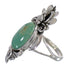 Turquoise Silver Jewelry Flower Ring Size 5-1/2 YX73713