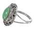 Turquoise Silver Southwestern Jewelry Ring Size 6-3/4 YX73770