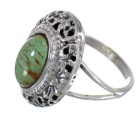 Silver And Turquoise Southwestern Jewelry Ring Size 5-3/4 YX73782