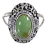 Turquoise And Genuine Sterling Silver Southwest Ring Size 8 YX73789