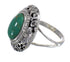 Turquoise Authentic Sterling Silver Southwestern Ring Size 7-3/4 YX73802