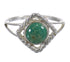 Turquoise Southwestern Sterling Silver Jewelry Ring Size 5-3/4 YX73852