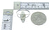 Silver Magenta Turquoise Needlepoint Southwest Ring Size 7 YX67082