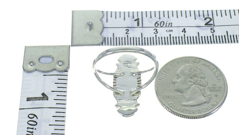 Silver Magenta Turquoise Opal Southwest Ring Size 4-3/4 YX81899