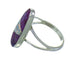 Sterling Silver Opal And Magenta Turquoise Southwest Ring Size 4-1/2 YX81952