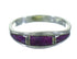 Southwestern Magenta Turquoise Opal Sterling Silver Ring Size 6-3/4 YX82252