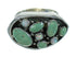 Genuine Sterling Silver Turquoise And Opal Southwestern Jewelry Ring Size 7-3/4 YX68900