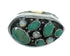 Genuine Sterling Silver Opal And Turquoise Southwest Ring Size 8 YX68905