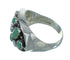 Genuine Sterling Silver Opal And Turquoise Southwest Ring Size 8 YX68905