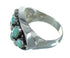 Silver Opal And Turquoise Southwest Ring Size 8 YX68907
