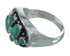 Authentic Sterling Silver Opal And Turquoise Southwest Jewelry Ring Size 6-1/2 YX68923