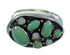 Authentic Sterling Silver Opal And Turquoise Southwestern Jewelry Ring Size 6-3/4 YX68924