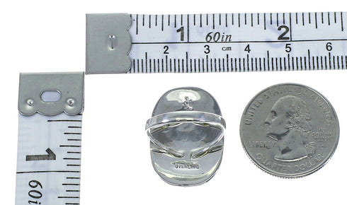 Southwest Genuine Sterling Silver Magenta Turquoise Horse Ring Size 5-3/4 QX68698