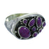 Genuine Sterling Silver Magenta Turquoise Ring Size 7-1/4 QX68845