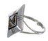 Multicolor Sterling Silver Southwestern Ring Size 7 YX73631