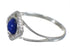 Sterling Silver Lapis Southwestern Ring Size 5 AX80165