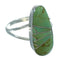 Southwestern Turquoise And Genuine Sterling Silver Ring Size 6-3/4 YX69524