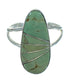 Southwest Sterling Silver Turquoise Ring Size 5-1/4 YX69533