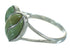 Southwest Turquoise And Genuine Sterling Silver Heart Ring Size 4-3/4 YX69602
