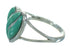 Southwestern Turquoise And Silver Heart Ring Size 5-3/4 YX69609