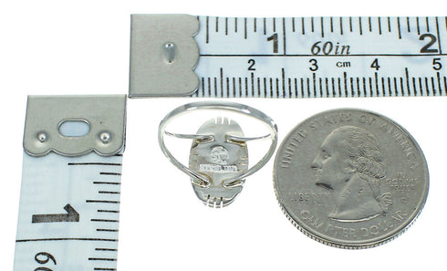 Turquoise And Silver Southwestern Ring Size 6-1/4 YX69613