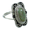 Turquoise Inlay And Silver Southwest Jewelry Ring Size 7-1/4 YX69694