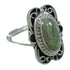 Turquoise Inlay And Silver Southwest Jewelry Ring Size 7-1/4 YX69694