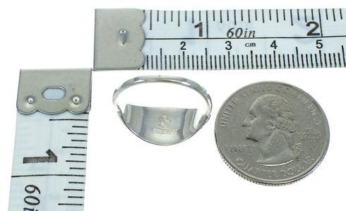 Lapis Genuine Sterling Silver Southwest Ring Size 7-1/4 AX74018