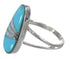Southwest Sterling Silver Opal Turquoise Ring Size 5-3/4 YX83142